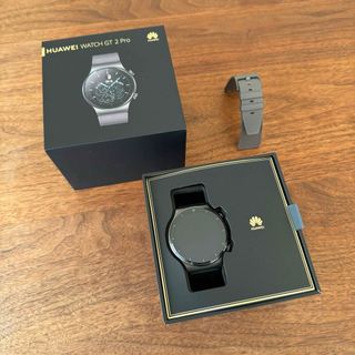 ファーウェイ(HUAWEI)のHUAWEI WATCH GT 2 Pro 46mm／ナイトブラック(腕時計(デジタル))