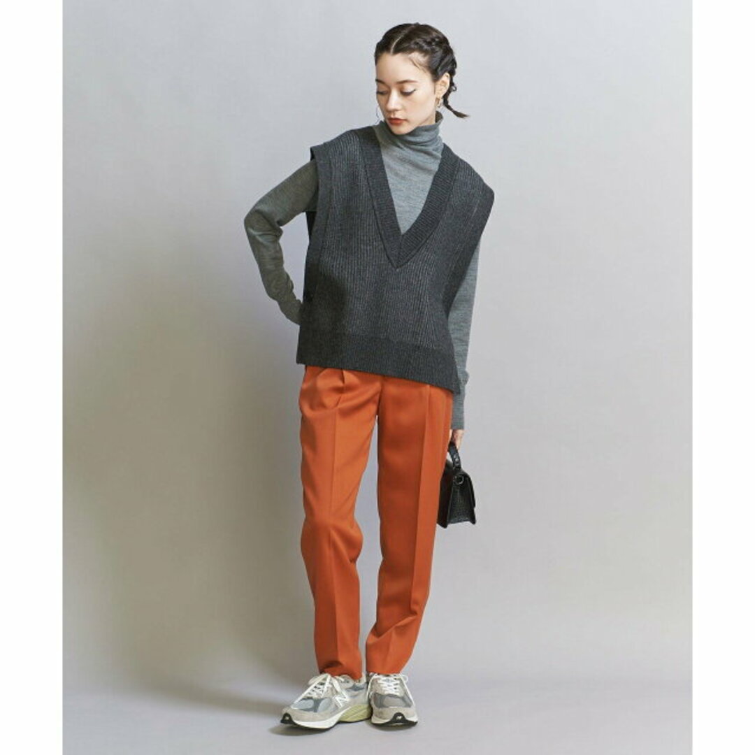 BEAUTY&YOUTH UNITED ARROWS(ビューティアンドユースユナイテッドアローズ)の【ORANGE】カルゼ バックゴム テーパード パンツ 2 -ウォッシャブル- レディースのパンツ(その他)の商品写真