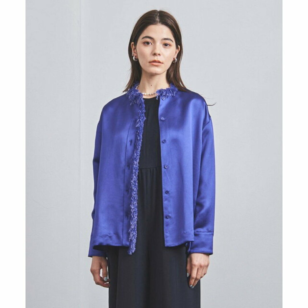 UNITED ARROWS(ユナイテッドアローズ)の【COBALT】<UNITED ARROWS>STN フリンジ シャツ G レディースのトップス(シャツ/ブラウス(長袖/七分))の商品写真