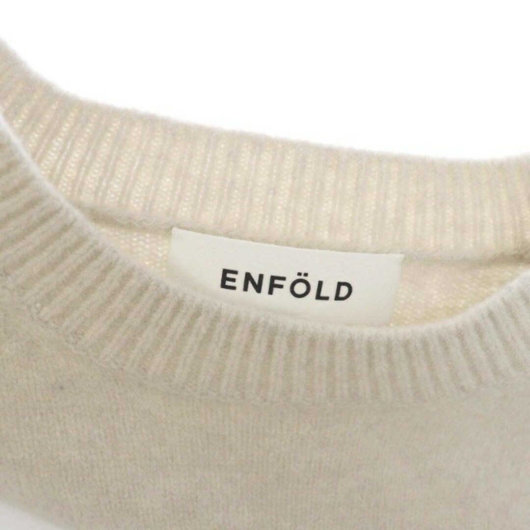 ENFOLD - エンフォルド 圧縮ウールDROPニット 変形ニット ENFOLD - エンフォルド 圧縮ウールDROPニット 変形ニット