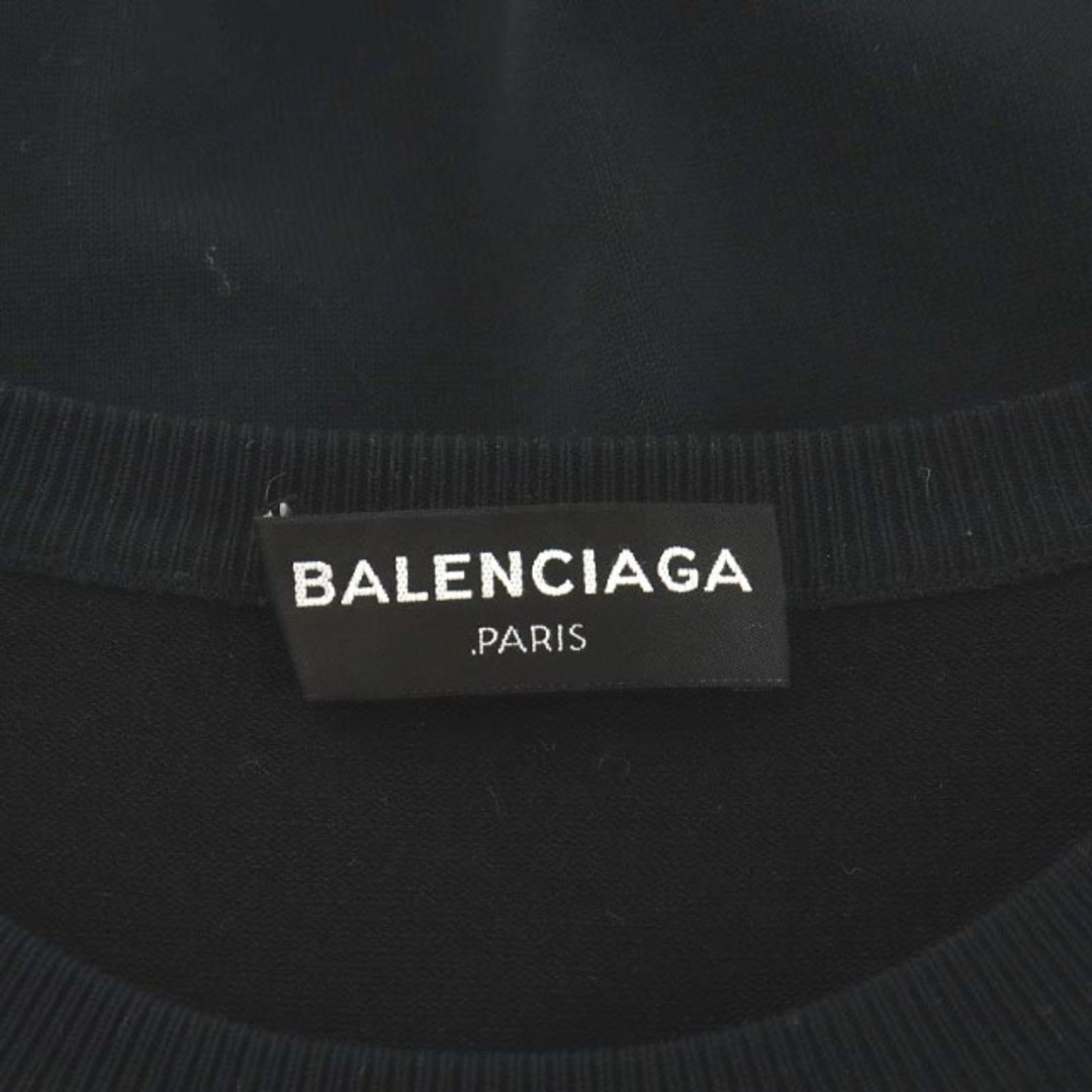 Balenciaga(バレンシアガ)のバレンシアガ 2016 ニット セーター 長袖 オーバーサイズ M 黒 レディースのトップス(ニット/セーター)の商品写真