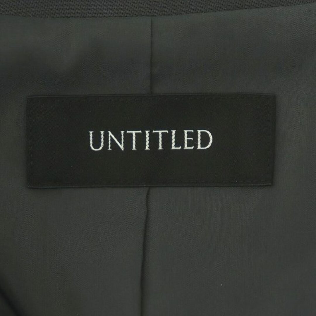 UNTITLED(アンタイトル)のアンタイトル ウール混 ストレッチテーラードジャケット 1B 総裏地 6L レディースのジャケット/アウター(その他)の商品写真