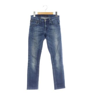 ヌーディジーンズ(Nudie Jeans)のヌーディージーンズ 加工デニムパンツ ジーンズ スキニー ストレッチ 25 青(デニム/ジーンズ)