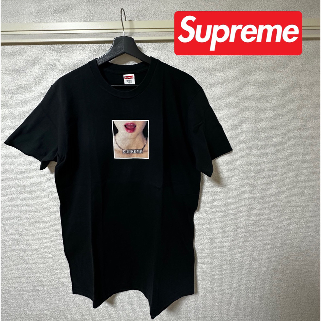 シュプリームsupreme necklace tee Tシャツ シュプリーム 黒