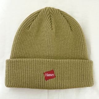 ヘインズ(Hanes)の新品・未使用　Hanes ヘインズ　ニットキャップ　ニット帽　ロゴ　帽子　cap(ニット帽/ビーニー)