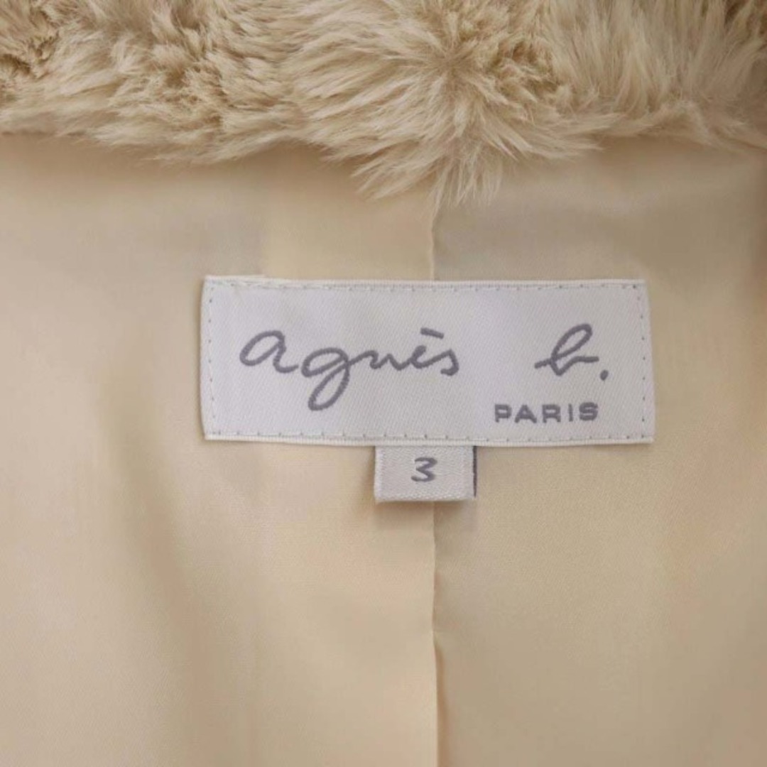 agnes b. - アニエスベー agnes b. フェイクファーコート agnes b. - アニエスベー agnes b. フェイクファーコート