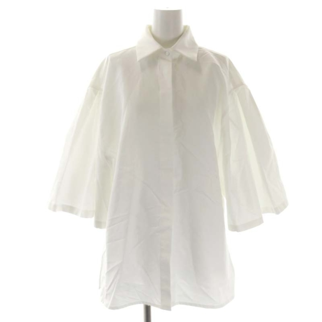 マックスマーラ 22SS Cotton poplin shirt シャツ 八分袖
