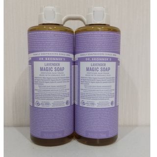 ドクターブロナー(Dr.Bronner)のドクターブロナー  マジックソープラベンダーの香り  739ml  ×  ２(ボディソープ/石鹸)