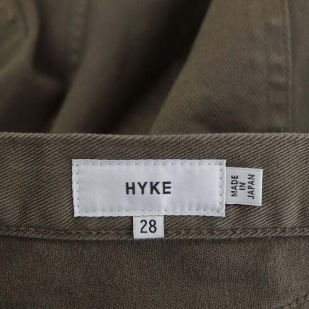 HYKE(ハイク)のハイク TAPERED カットオフ デニムパンツ テーパード ストレッチ 28 レディースのパンツ(その他)の商品写真
