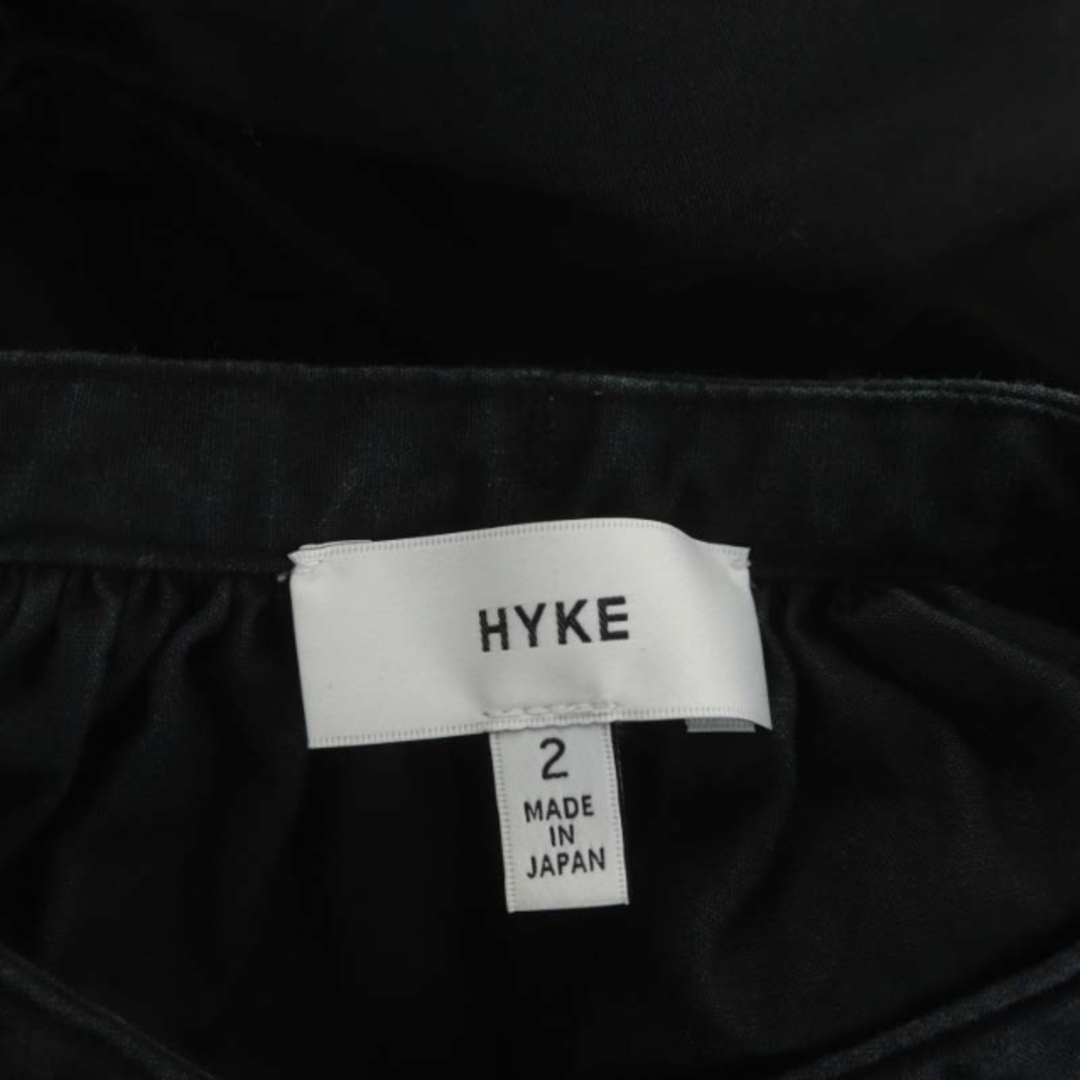 HYKE(ハイク)のハイク 22SS T/C GATHERED DRESS カフタンワンピース 2 レディースのワンピース(ロングワンピース/マキシワンピース)の商品写真