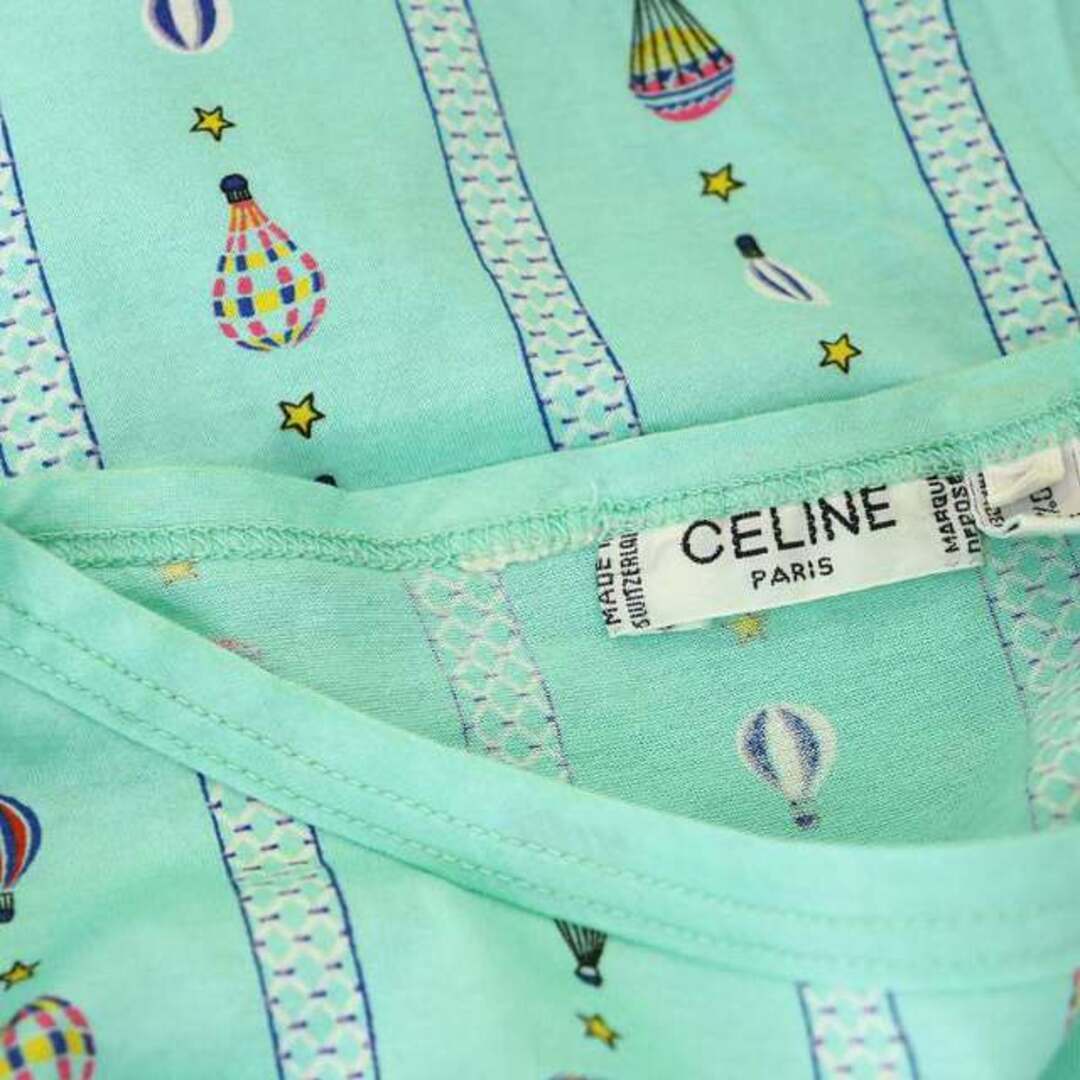 celine(セリーヌ)のセリーヌ ヴィンテージ 気球ロゴ柄ストライプクルーネックTシャツ カットソー レディースのトップス(カットソー(半袖/袖なし))の商品写真