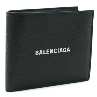 バレンシアガ(Balenciaga)のバレンシアガ 二つ折財布 594315 1IZI3 1090 ブラック(折り財布)