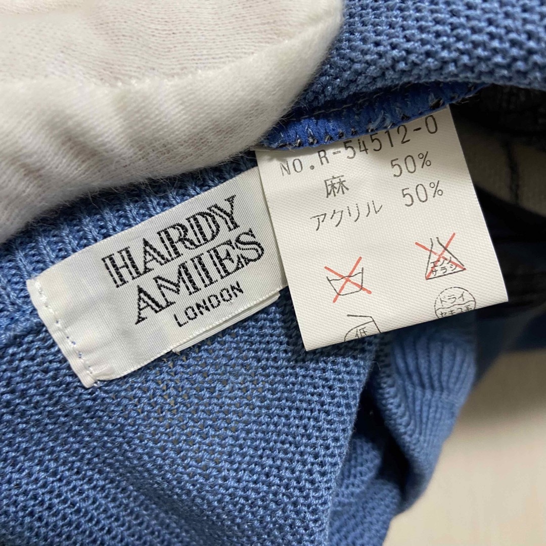 HARDY AMIES(ハーディエイミス)の˚✧₊ ハーディエイミス HARDY AMIES リネン ダイナミックニット メンズのトップス(ニット/セーター)の商品写真