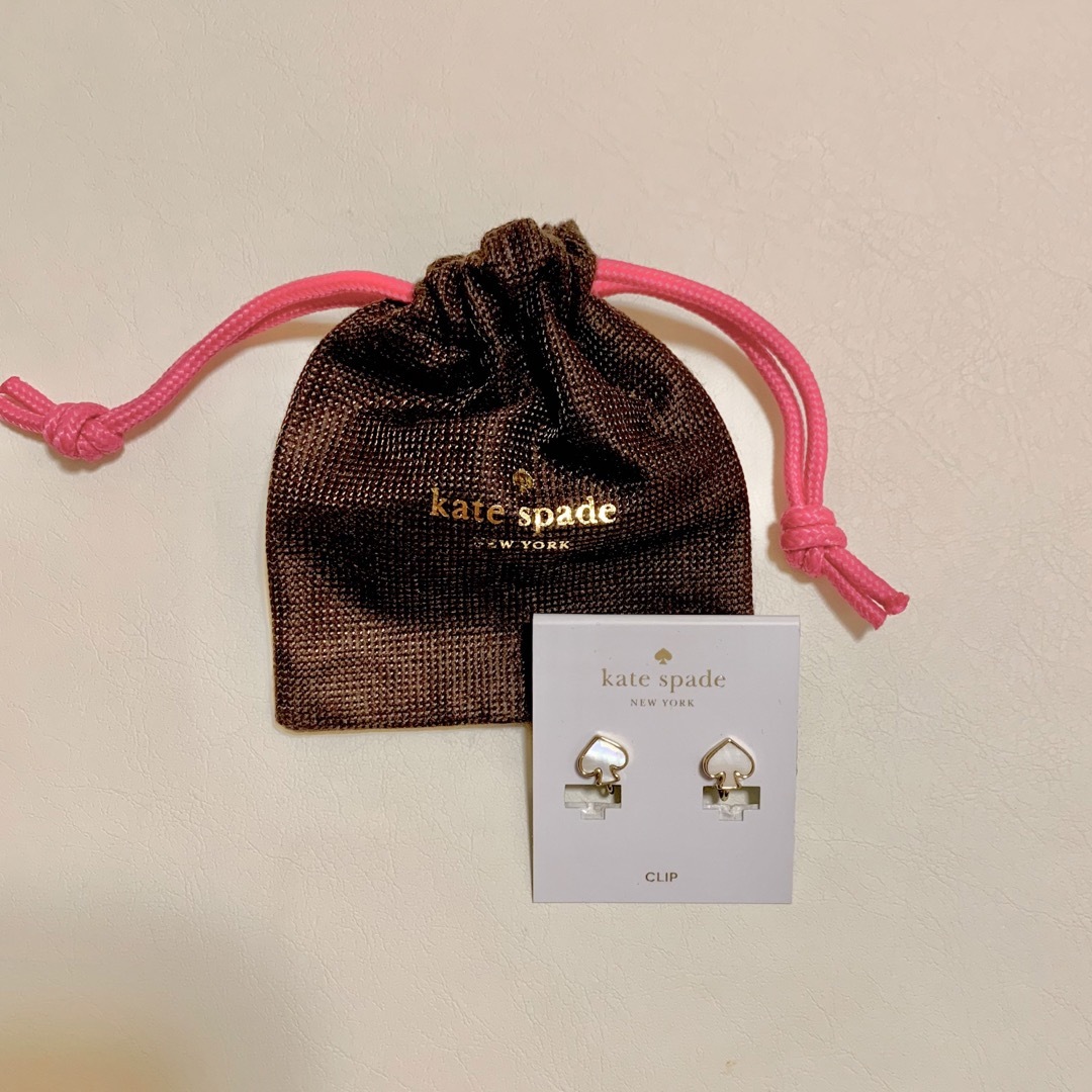 kate spade new york(ケイトスペードニューヨーク)の【美品】kate spade イヤリング 袋付き レディースのアクセサリー(イヤリング)の商品写真