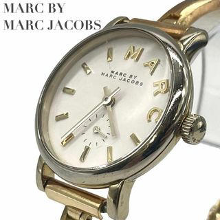 マークバイマークジェイコブス(MARC BY MARC JACOBS)のmarc by marc jacobs 腕時計　クォーツ アナログ 白文字盤(腕時計)