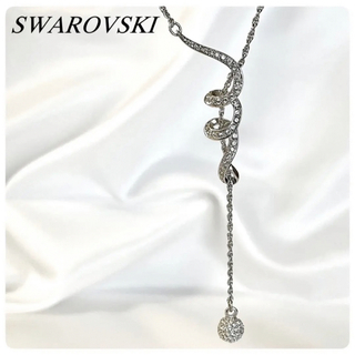 スワロフスキー(SWAROVSKI)の美品✨SWAROVSKI ビジュー スワロボール ネックレス クリスタル レア(ネックレス)