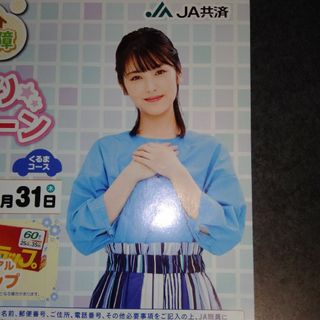 浜辺美波さん　チラシ　JA共済(女性タレント)
