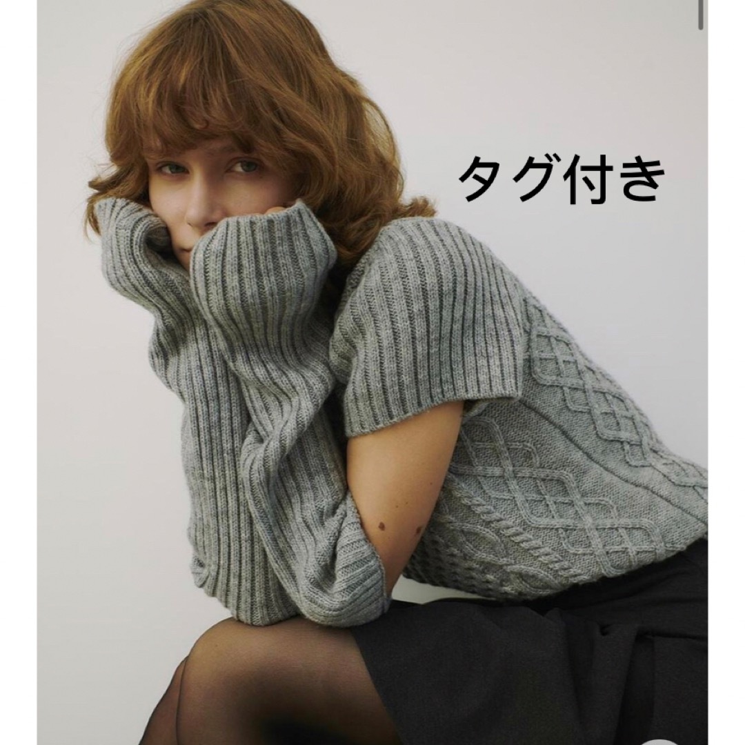 sizeRANDEBOO / ランデブー  Charm cut vintage knit