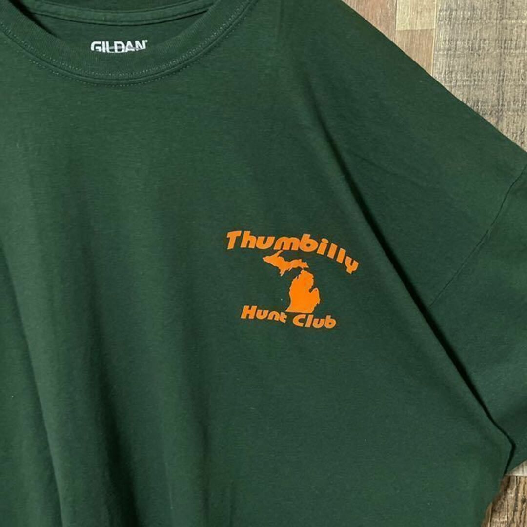 ギルダン グリーン パロディ メンズ 2XL USA古着 90s 半袖 Tシャツの ...