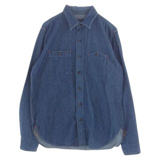 エンジニアードガーメンツ(Engineered Garments)のEngineered Garments エンジニアードガーメンツ 長袖シャツ USA製 デニム ワーク 長袖 シャツ ブルー系 M【中古】(シャツ)