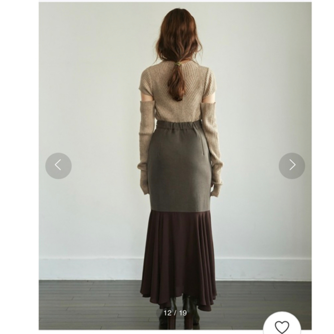 RANDEBOO(ランデブー)のRANDEBOO Mermaid wool skirt レディースのスカート(ロングスカート)の商品写真