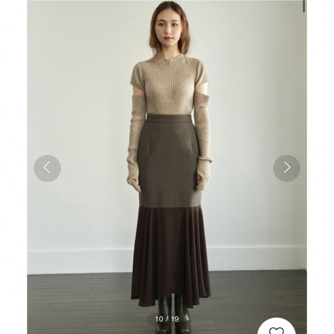 RANDEBOO(ランデブー)のRANDEBOO Mermaid wool skirt レディースのスカート(ロングスカート)の商品写真