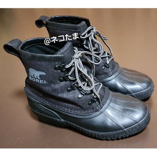 ソレル(SOREL)の【美品】SOREL CHEYANNE II SHORT 防水 黒 US7.5(ブーツ)