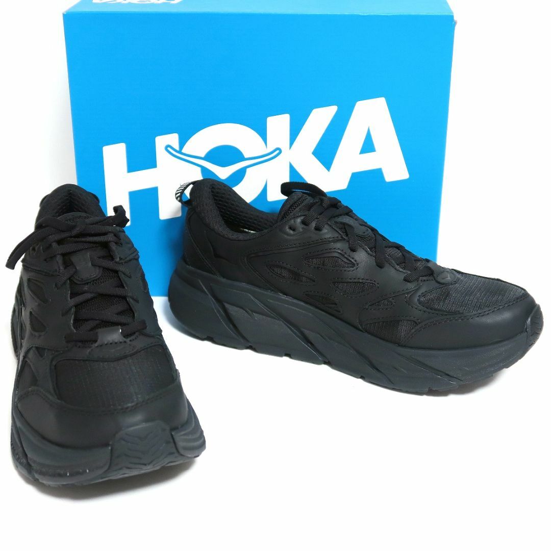 HOKA ONE ONE - 28 HOKA ONE ONE CLIFTON L GTX スニーカー 黒の通販 ...