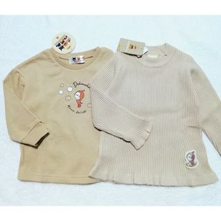 アンパンマン(アンパンマン)の新品　100cm 　アンパンマン　長袖トレーナーとニット2枚セット(Tシャツ/カットソー)