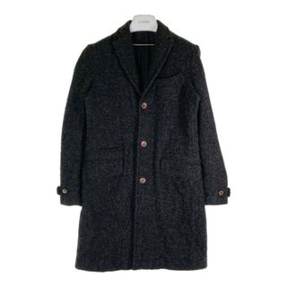 Harris Tweed - ★SANDINISTA×HARRIS TWEED サンディニスタ×ハリスツイード チェスターコート ダークグレー sizeS