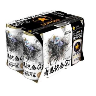 サッポロ(サッポロ)のサッポロ黒ラベル　有馬記念缶　イクイノックス　350ml6缶　ルメール(ビール)