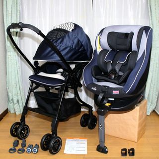 コンビ(combi)の美品 Combiベビーカーと joie 360度回転ISOFIXチャイルドシート(ベビーカー/バギー)