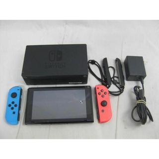  中古品 ゲーム Nintendo switch ニンテンドースイッチ ソフト HAC-001 ジャンク品 ネオンレッド ブルー 動作品 充電ケーブル 等 付属品あり 箱無し(家庭用ゲームソフト)