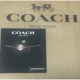 コーチ(COACH)のcoach F67072 RGD コーチ　ブレスレット　サークル　新品未使用(ブレスレット/バングル)