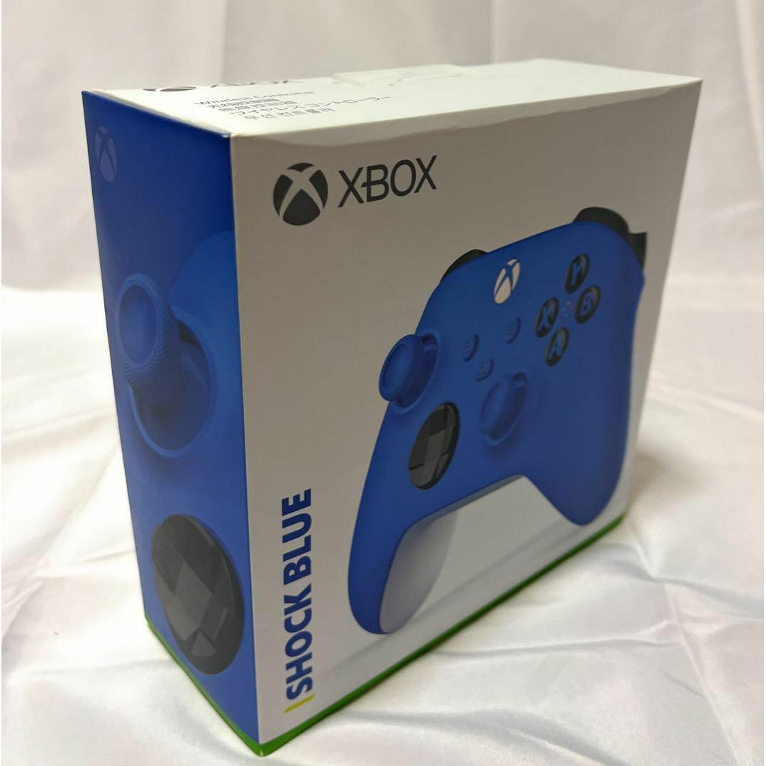 Xbox(エックスボックス)の【新品】Xbox ワイヤレス コントローラー (ショック ブルー) エンタメ/ホビーのゲームソフト/ゲーム機本体(その他)の商品写真