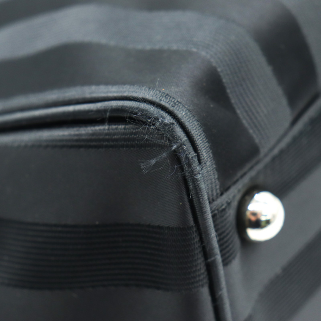 FILA(フィラ)のフィラ トートバッグ ストライプ ショルダーバッグ 肩掛け ブランド 鞄 カバン 黒 レディース ブラック FILA レディースのバッグ(トートバッグ)の商品写真