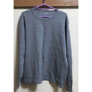 グローバルワーク(GLOBAL WORK)のGLOBAL WORK/長袖/グレー/MENS(Tシャツ/カットソー(七分/長袖))