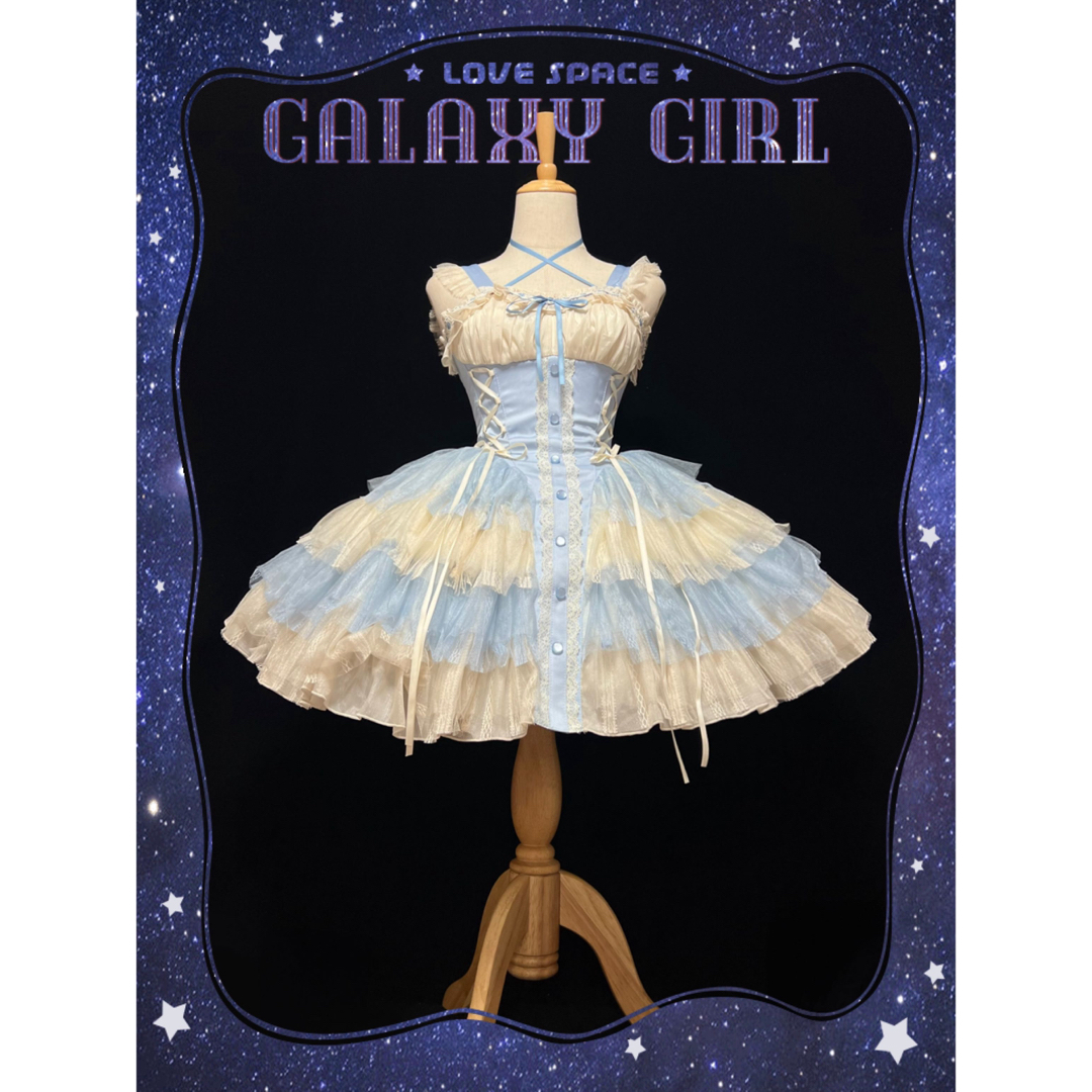 雪の華 JSK3点セット 甘ロリ 姫ロリ しゅくれどーる ロリィタ 雪の華 JSK3点セット 甘ロリ 姫ロリ しゅくれどーる ロリィタ