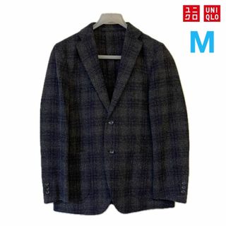 ユニクロ(UNIQLO)の【新品未使用タグ付】UNIQLO　ウールブレンドコンフォートジャケット A(テーラードジャケット)