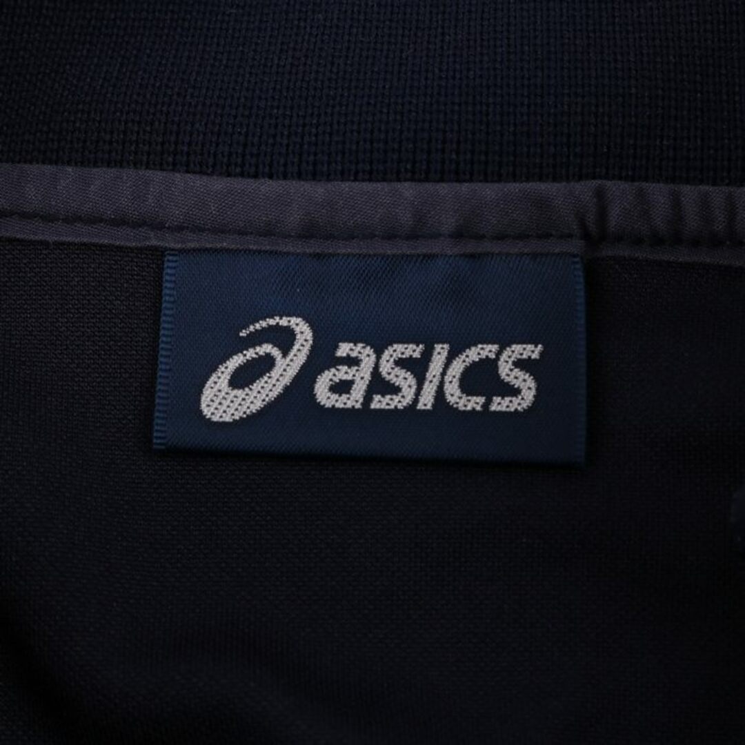 asics(アシックス)のアシックス ジャージ 長袖 フルジップ スポーツウエア トップス  メンズ Mサイズ ネイビー asics メンズのトップス(ジャージ)の商品写真