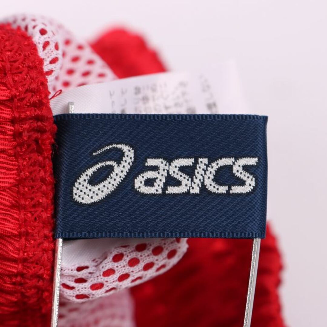 asics(アシックス)のアシックス ロングパンツ ジャージパンツ スポーツウエア ボトムス 日本製 赤 メンズ Lサイズ レッド asics メンズのパンツ(その他)の商品写真