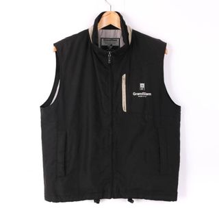 マンシングウェア(Munsingwear)のマンシングウェア ベスト ゴルフウエア スポーツウエア トップス 黒 メンズ Mサイズ ブラック Munsing wear(ベスト)