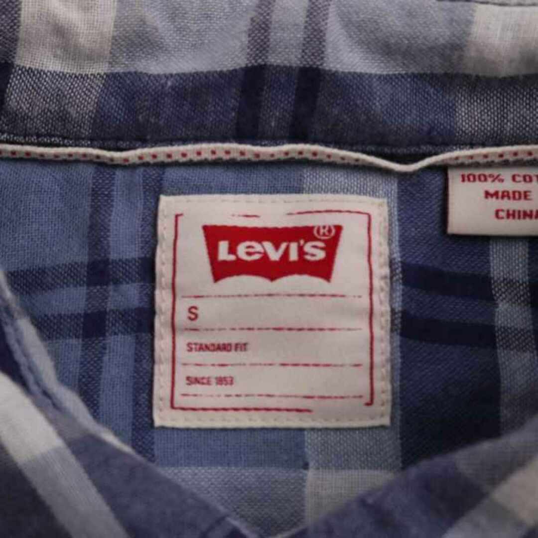 Levi's(リーバイス)のリーバイス シャツ 長袖 コットン100% トップス メンズ Sサイズ ブルー Levi's メンズのトップス(シャツ)の商品写真