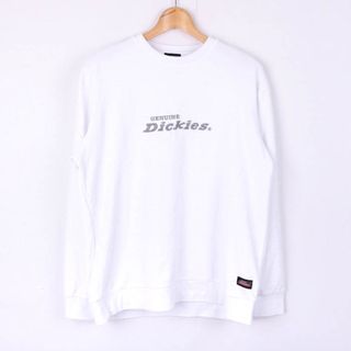 ディッキーズ(Dickies)のディッキーズ Tシャツ カットソー 長袖 トップス L相当 白 メンズ ﾌﾘｰサイズ ホワイト Dickies(Tシャツ/カットソー(七分/長袖))