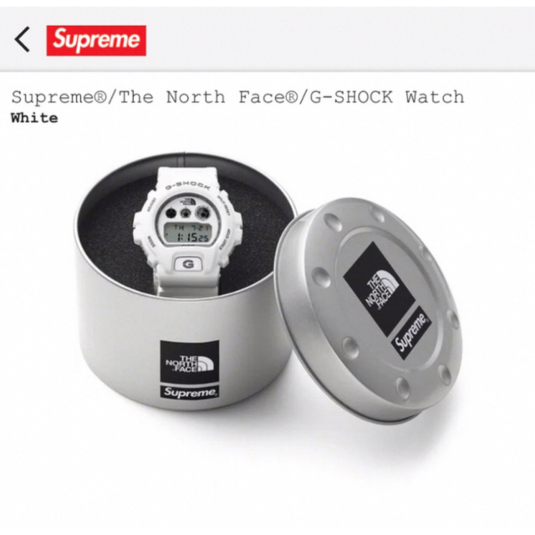 Supreme(シュプリーム)のSupreme The North Face G-SHOCK white メンズの時計(腕時計(デジタル))の商品写真