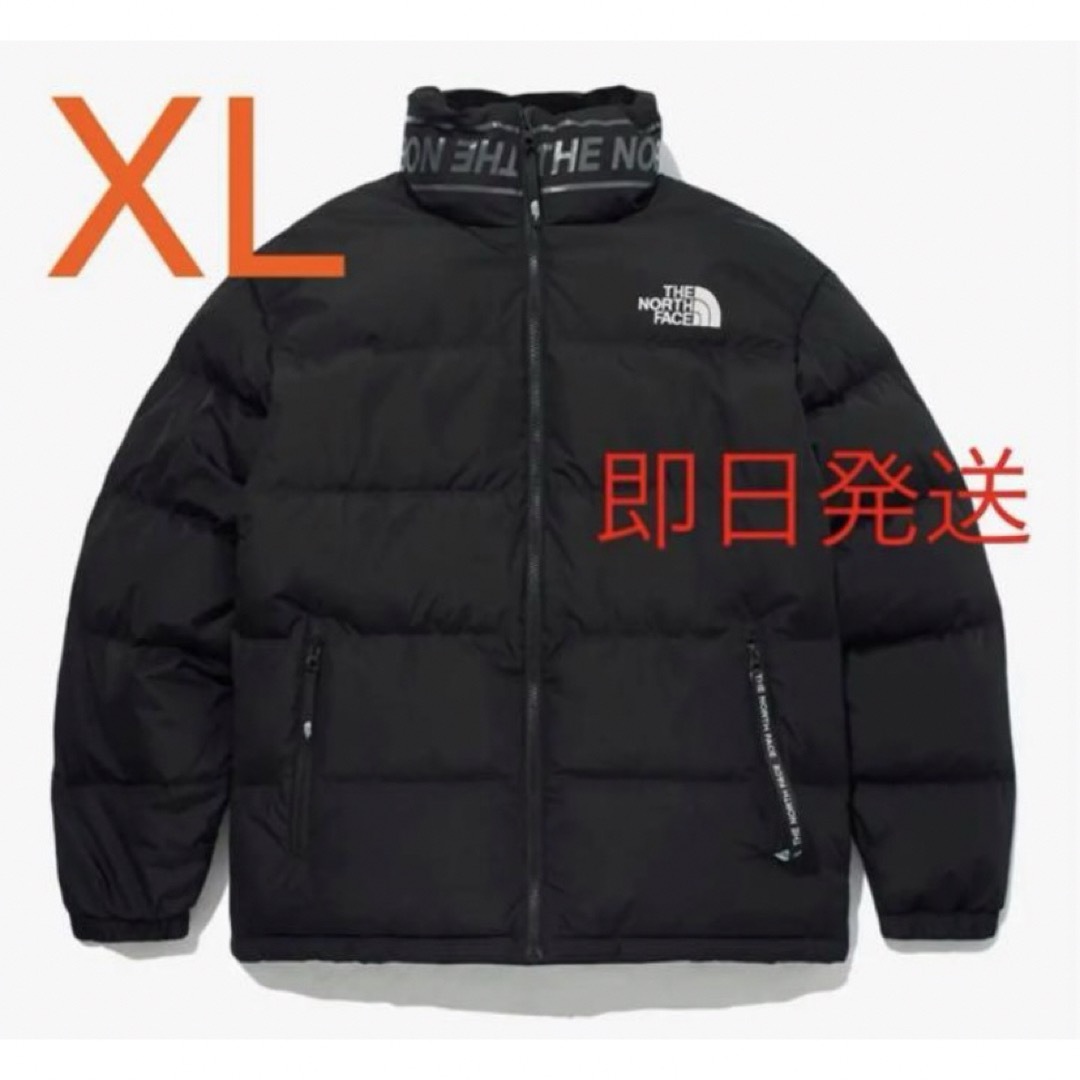 ポリエステル中綿新品タグ付きノースフェイス　ダウンジャケット　ブラック【XLサイズ】