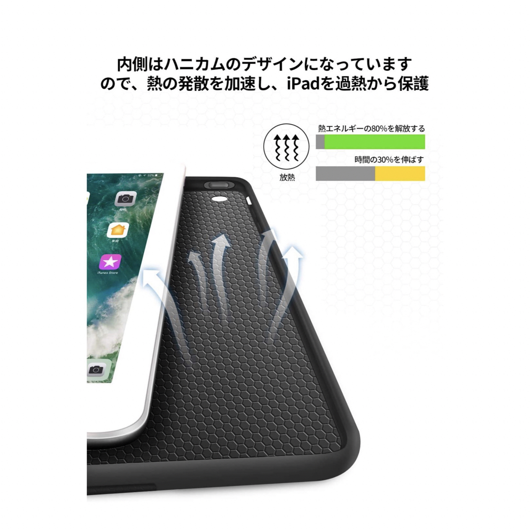 iPad 2/3/4 通用　カバー 手帳型ケース 3つ折りケース スマホ/家電/カメラのスマホアクセサリー(iPadケース)の商品写真