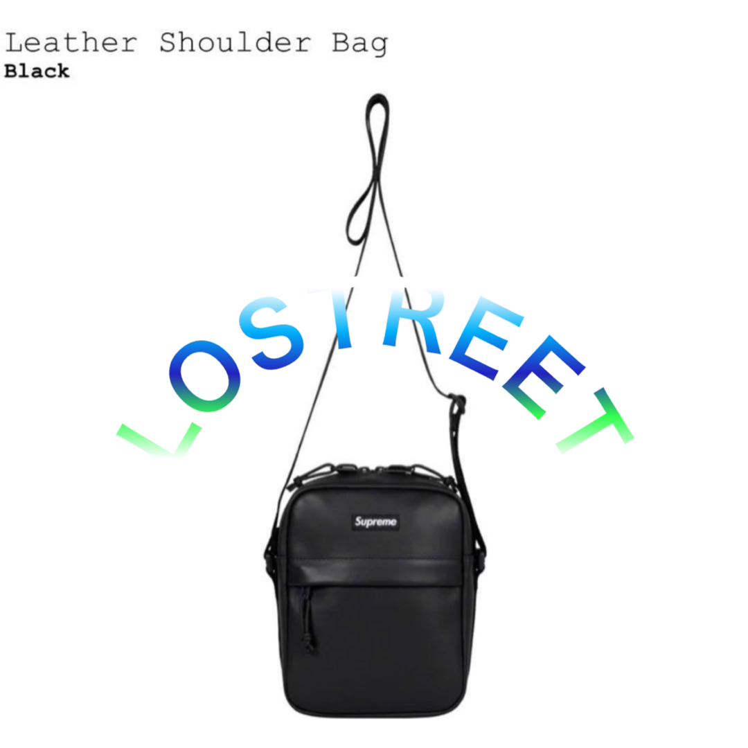 Supreme Shoulder Bag black レザーショルダーバッグ - mct.net.sa