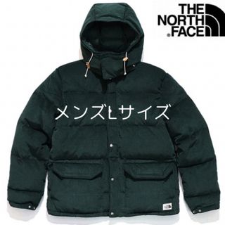 ザノースフェイス(THE NORTH FACE)の新品　ノースフェイス　ヌプシ　コーデュロイパーカー　メンズL　グリーン　US(ダウンジャケット)