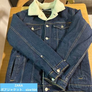 ザラ(ZARA)のZARA ボアデニムジャケット(ジャケット/上着)